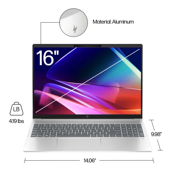 لپ تاپ اچ پی HP Pavilion Plus 16 Core i7/16GB/512GB Iris VGA