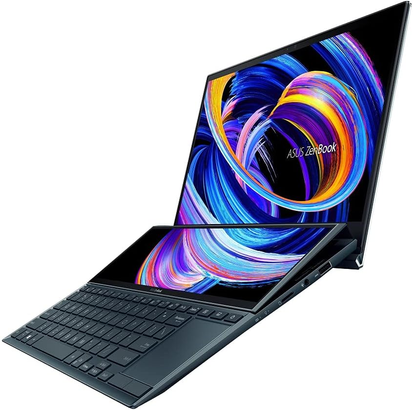 لپ تاپ گیمینگ استوک لمسی ایسوس ASUS ZenBook UX482 (Dual Screen) i7-1195G7 /16GB / 512GB