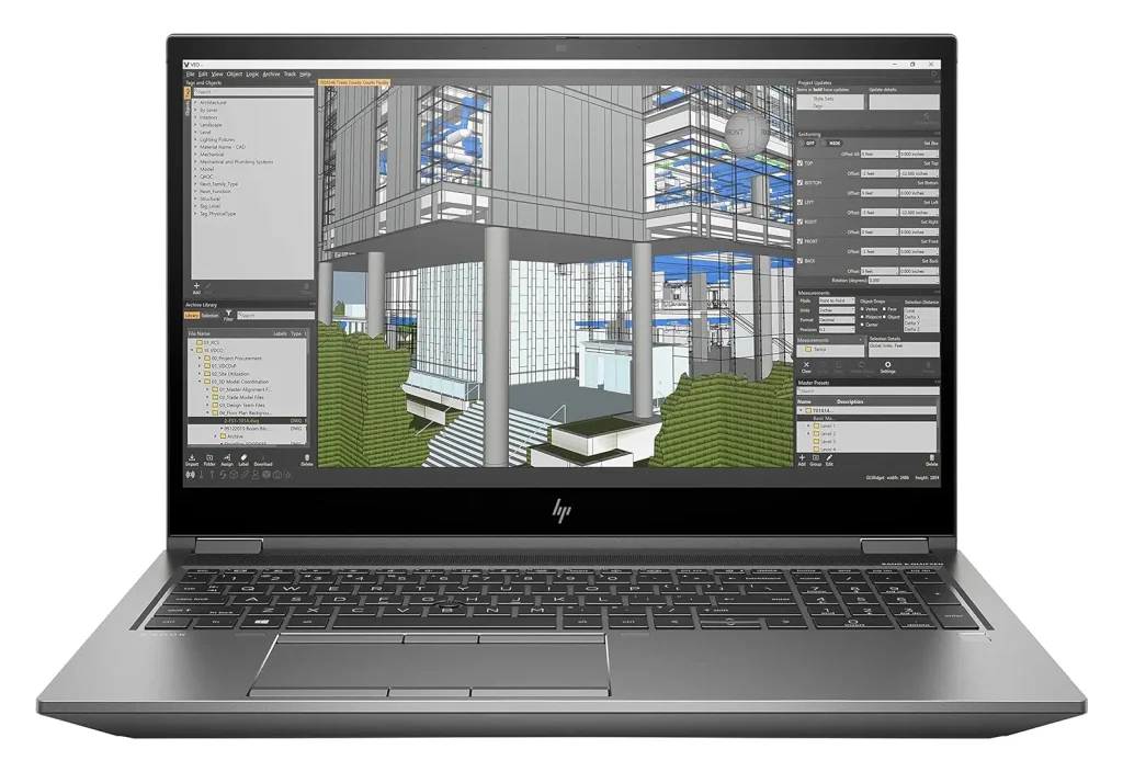 لپ تاپ استوک زدبوک HP ZBook Fury 15 G8 i7-11850H /32 GB/ 512 GB/4GB NVIDIA RTX A2000