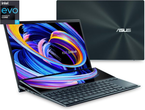 لپ تاپ زنبوک ایسوس مدل ASUS Zenbook Duo 14 UX482E Core i7-1165G7/16GB/ 512GB/Intel Iris XE
