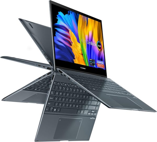 لپ تاپ زنبوک ایسوس مدل ASUS Zenbook Flip 13 Core i5-1135G7/8GB/ 512GB/Intel Iris XE