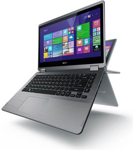 لپ تاپ استوک اروپایی ایسر مدل Acer Aspire R3-471T-76BM صفحه لمسی 14.1 اینچی 360درجه پردازندهcore i7 نسل پنجم گرافیک اینتل اچ دی 5500