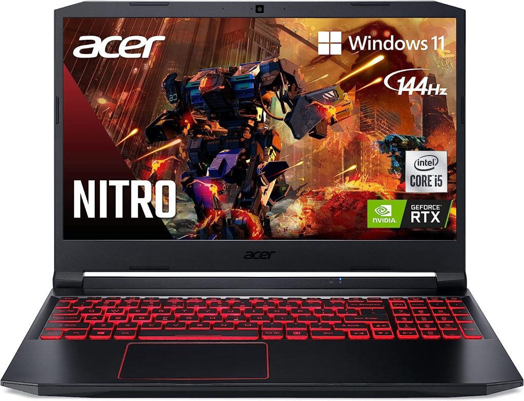 لپ تاپ Acer مدل Acer Nitro 5 AN515 i5-10300H/8GB/ 256GB/4GB Nvidia RTX 3050Ti