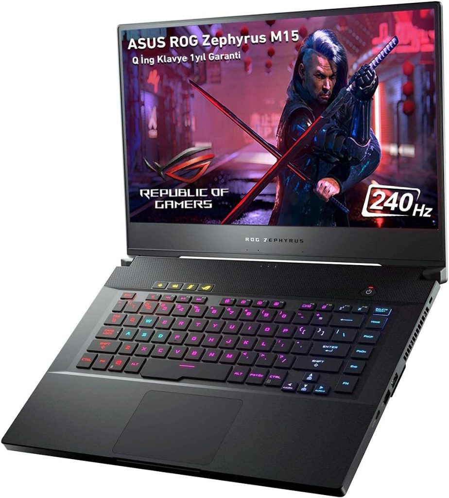 لپ تاپ  گیمینگ ایسوس مدل Asus ROG Zephyrus M15 GU502LW i7-10750H/16GB/ 1TB/8GB Nvidia GTX 1650Ti