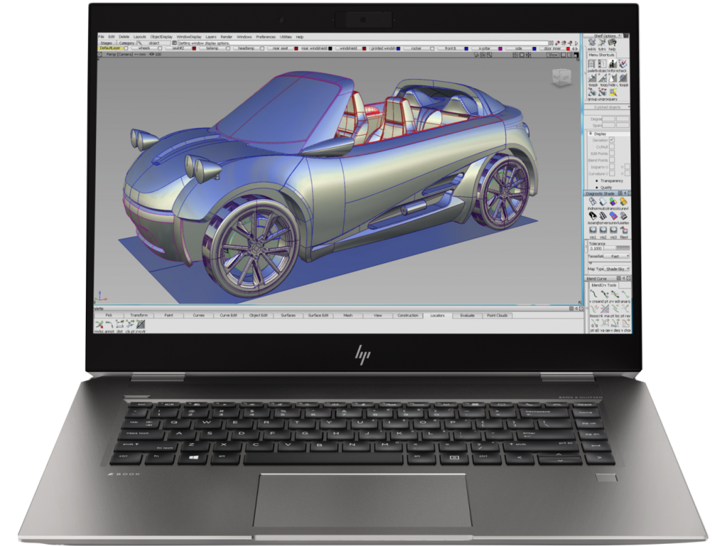 لپ تاپ استوک زدبوک HP Zbook 15 G5 Studio Core i7-9850H/16GB/512GB/4GB NVIDIA P1000