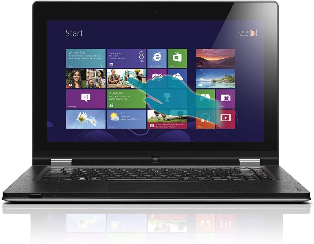 لپ تاپ استوک اروپایی لنوو ایدیاپد یوگا  Lenovo IdeaPad Yoga 2191 صفحه لمسی 360 درجه پردازنده Core i5 نسل سوم گرافیک اینتل اچ دی 4000