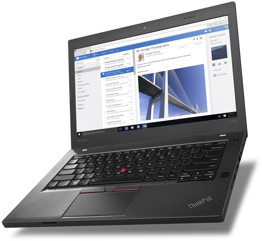 لپ تاپ استوک Lenovo ThinkPad T460p پردازنده Core i7 نسل ششم گرافیک دو گیگ انویدیا