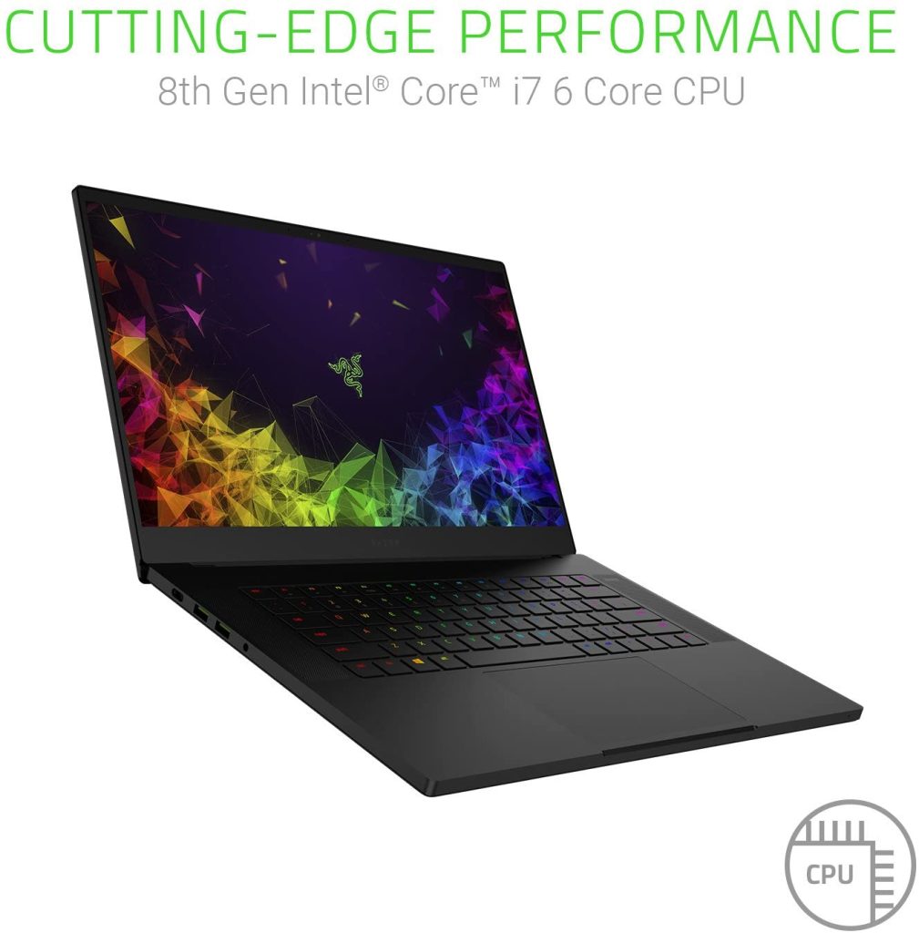 لپ تاپ گیمینگ ریزر بلید Razer Blade 15 2018 صفحه 15.6 اینچ پردازنده Core i7 نسل هشتم گرافیک هشت گیگ انویدیا جی فورس GTX 1070 Max-Q