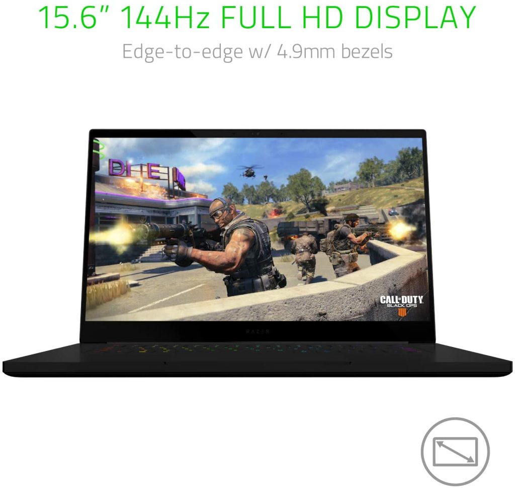 لپ تاپ گیمینگ ریزر بلید Razer Blade 15 2018 صفحه 15.6 اینچ پردازنده Core i7 نسل هشتم گرافیک هشت گیگ انویدیا جی فورس GTX 1070 Max-Q