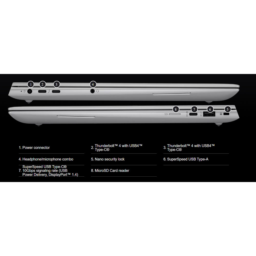 لپ تاپ استوک اچ پی HP ZBook Studio G11 Intel Core Ultra 9 185H/32 GB/1 TB/6GB RTX1000