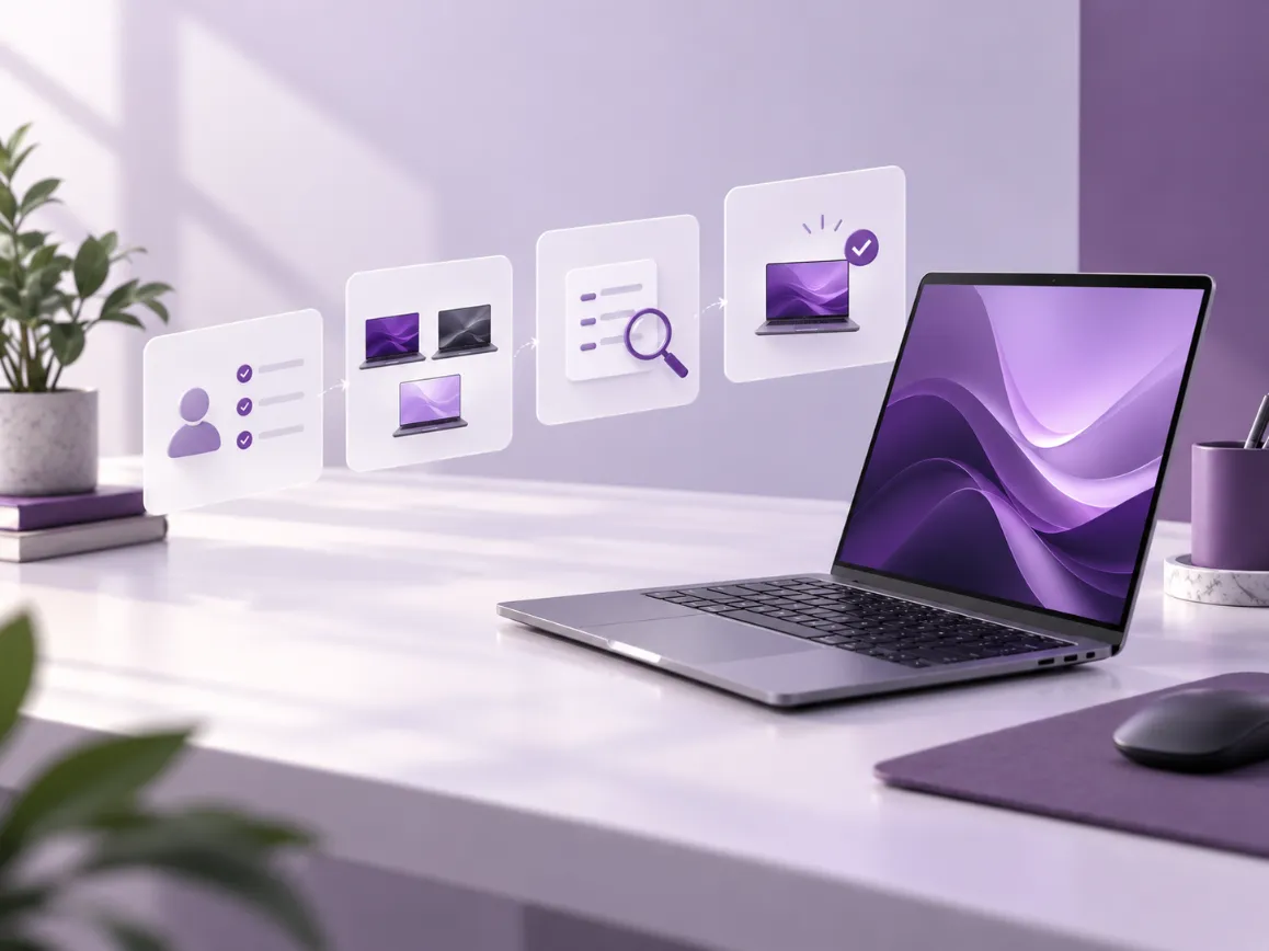 فرایند انتخاب لپتاپ