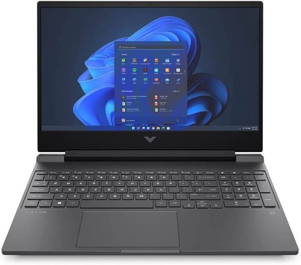 لپ تاپ گیمینگ HP Victus 15 پردازنده Ryzen 5 نسل پنجم گرافیک چهار گیگ RTX/GTX