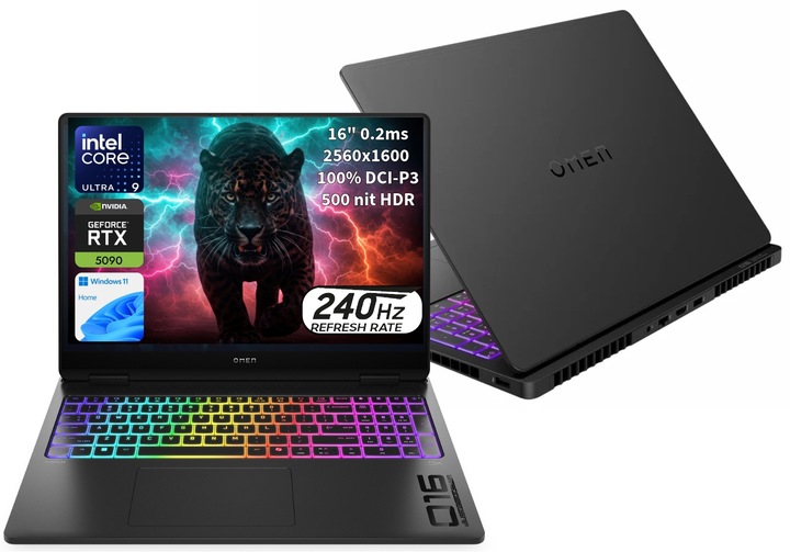 لپ تاپ اچ پی استوک HP Omen Max 16 Ultra9-275HX/32 GB/1 TB/24 GB RTX 5090/2K 240Hz