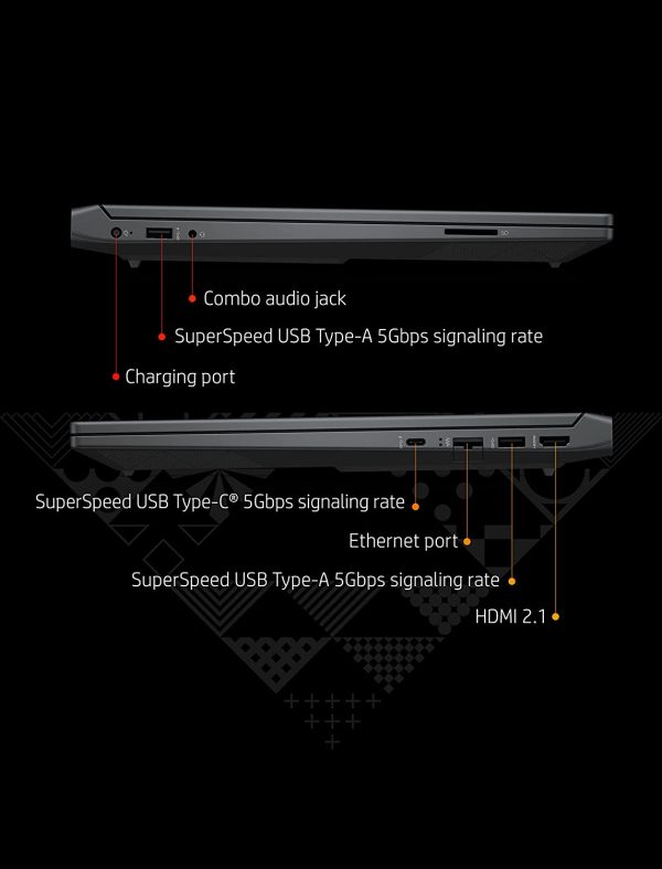 لپ تاپ گیمینگ HP Victus 15 پردازنده Core i7 نسل دوازدهم گرافیک شش/ چهار گیگ RTX